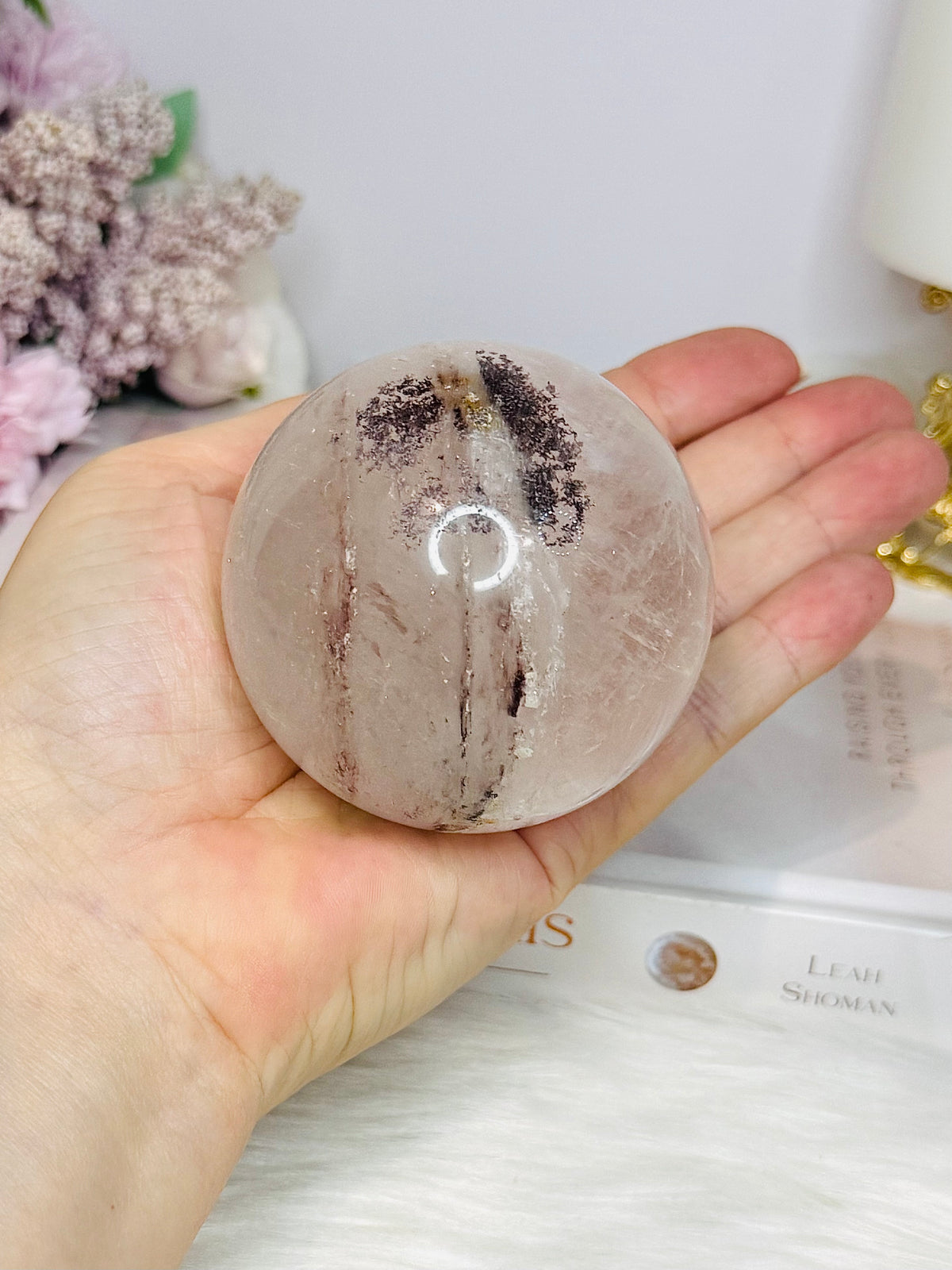 Lodolite | Garden Quartz Sphere on Stand 400g
