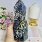 Large Grape Agate Tower 17cm 602g