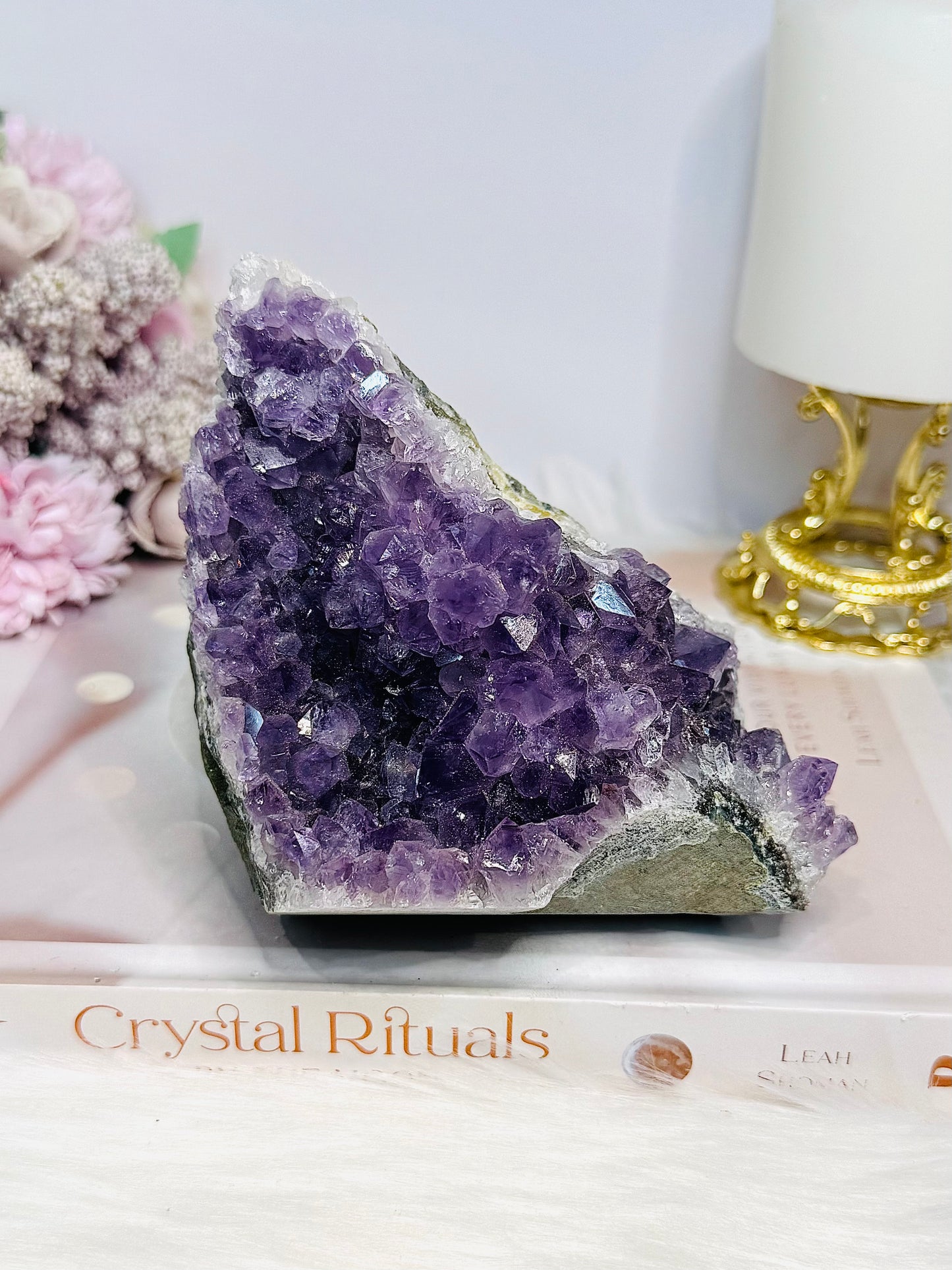 Natural Amethyst Base Cut Cluster 13cm 940g