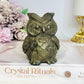 Large Pyrite Owl 8cm 605g