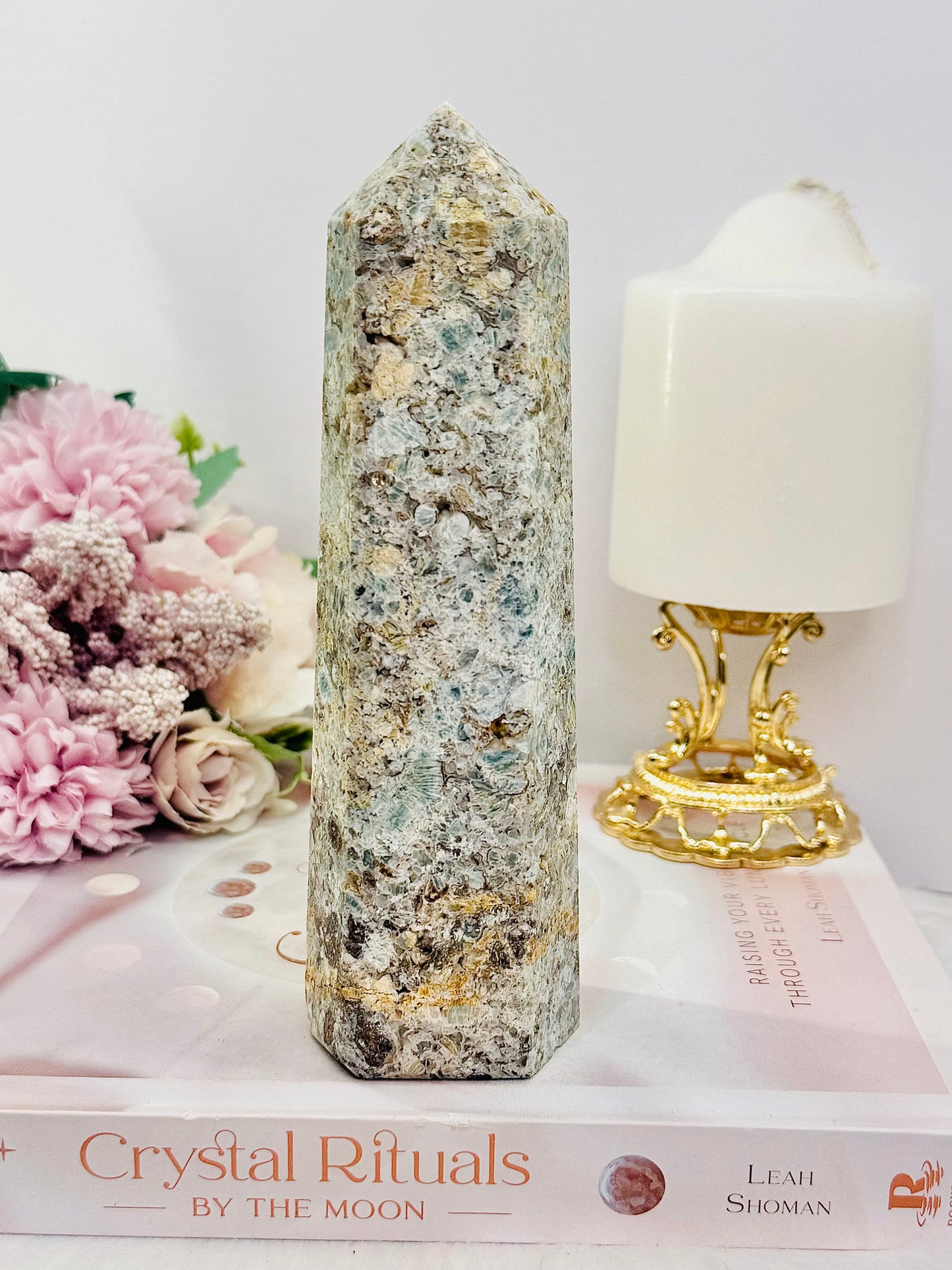 Chunky Large Natural Ocean Jasper Tower 17.5cm