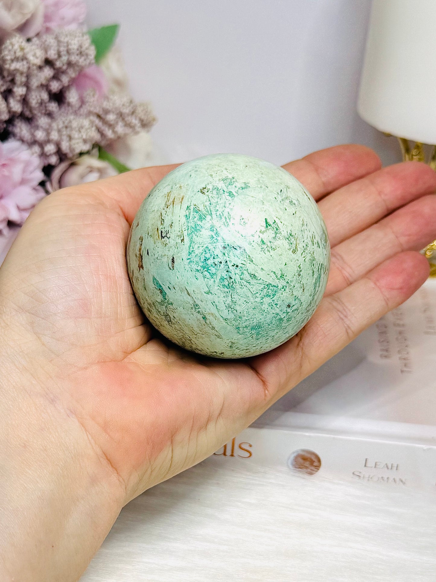 Rare Large Inca Turquoise Sphere on Stand 234g