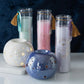 Mystic Rose Quartz Tube Candle 21cm