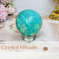 Chrysocolla Sphere On Stand 192g