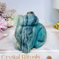 Chunky Blue Sky Quartz Koala Carving 418g