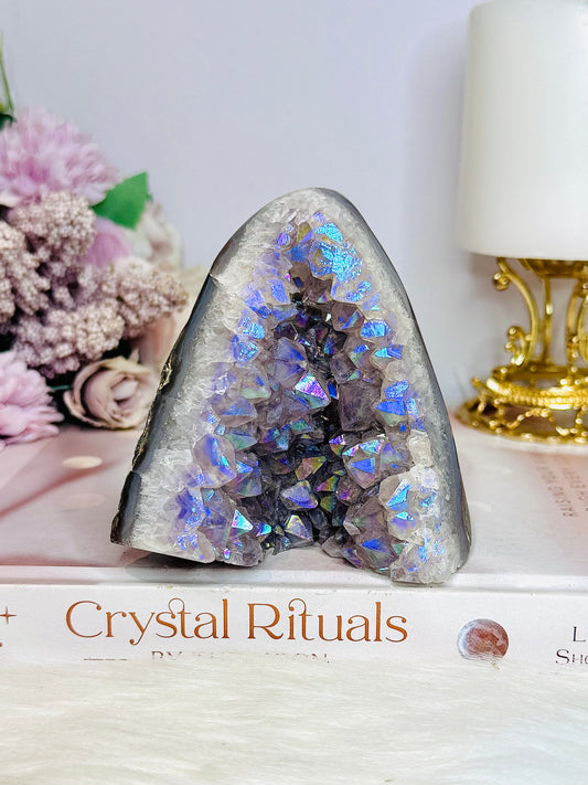 Druzy Angel Aura Amethyst Cave | Freeform 401g