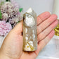 Chunky Flower Agate Tower 9cm
