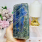 Purple Flash Labradorite Freeform 12cm 835g (flash looks blue in pics but is purple)