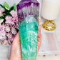 Spectacular Large Incredible Chunky Fluorite Obelisk | Tower 19cm 768grams Full Of Stunning Rainbows