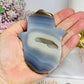 Druzy Agate Hamsa Hand On Stand 9.5cm