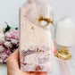 Cleansing & Calming ~ Incredibly Gorgeous Large Chunky Pink Amethyst Druzy Tower 21cm From Argentina