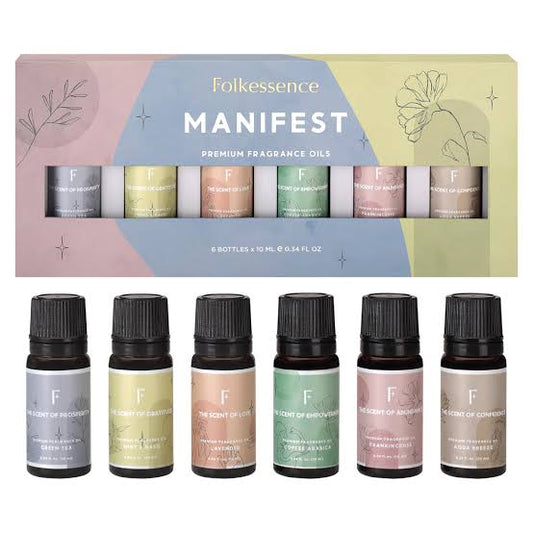 Manifest Gift Pack of Essential Oils x 6
