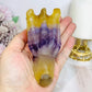 Fluorite Carved Dragon 10.5cm