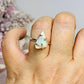 Natural Ethiopian Opal Sterling Silver Ring Size 8
