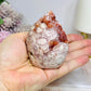 High Grade Druzy Flower Agate Freeform 8cm