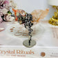 Money Agate X Flower Agate Devil & Angel Wings 8cm