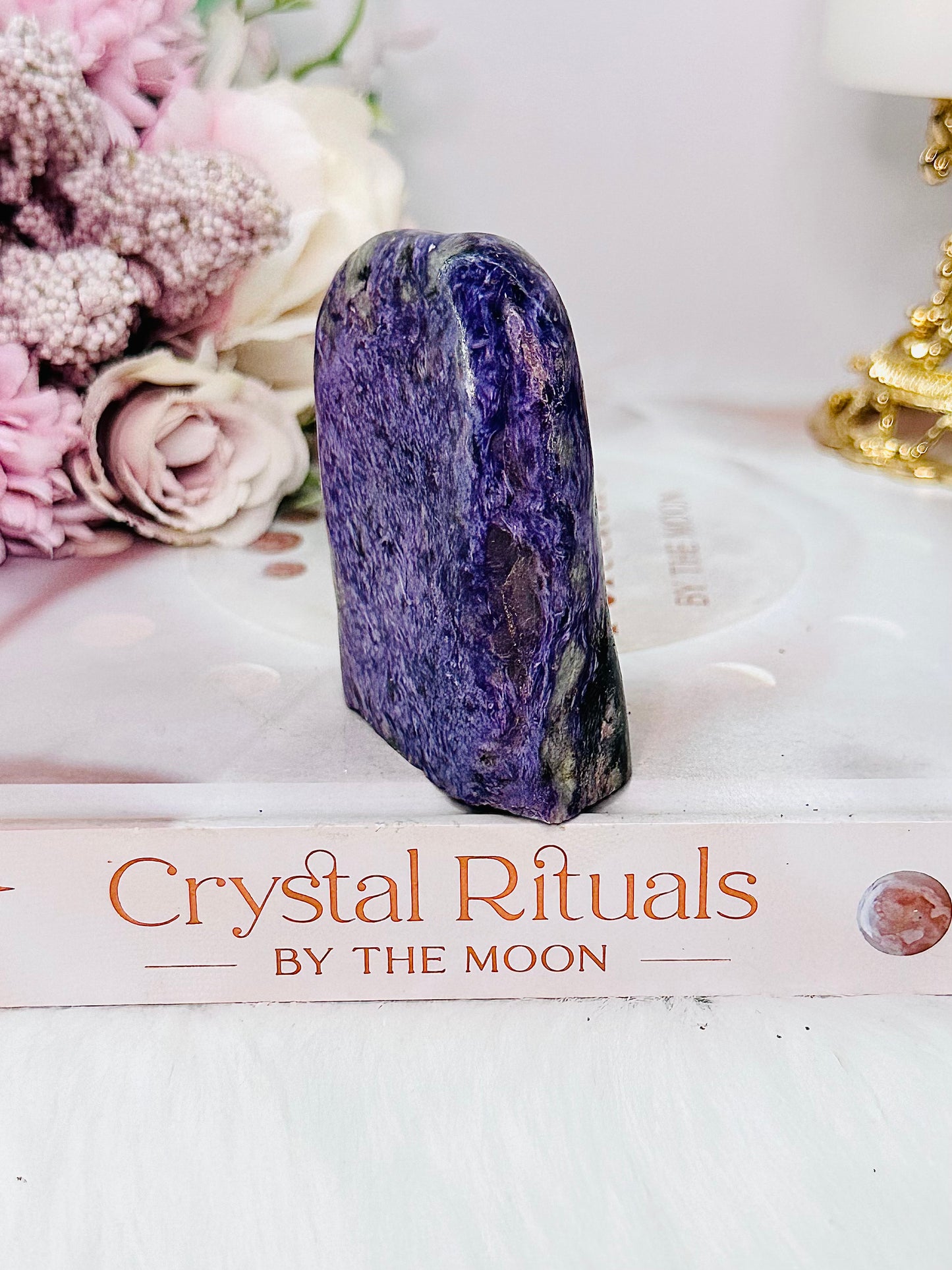 Inner Strength & Clarity ~ Stunning Charoite Polished Freeform 156grams