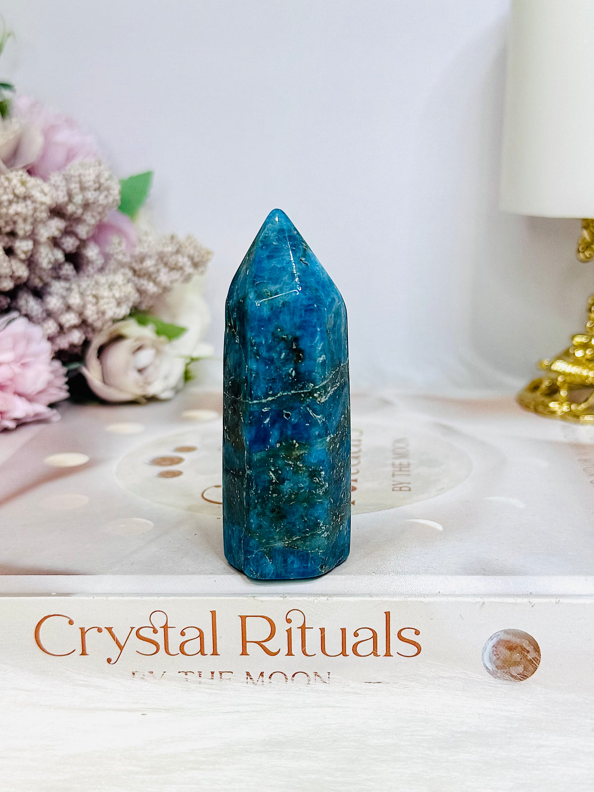Blue Apatite Tower 7.5cm