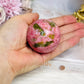 Thulite Sphere with Epidote 201g On Stand