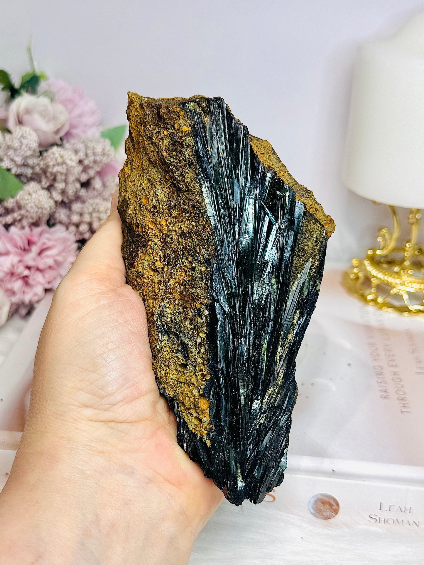 A Collectors Piece ~ Rare Large Vivianite Specimen 14cm 548g