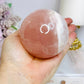 Large Rose Quartz Sphere on Stand 481g