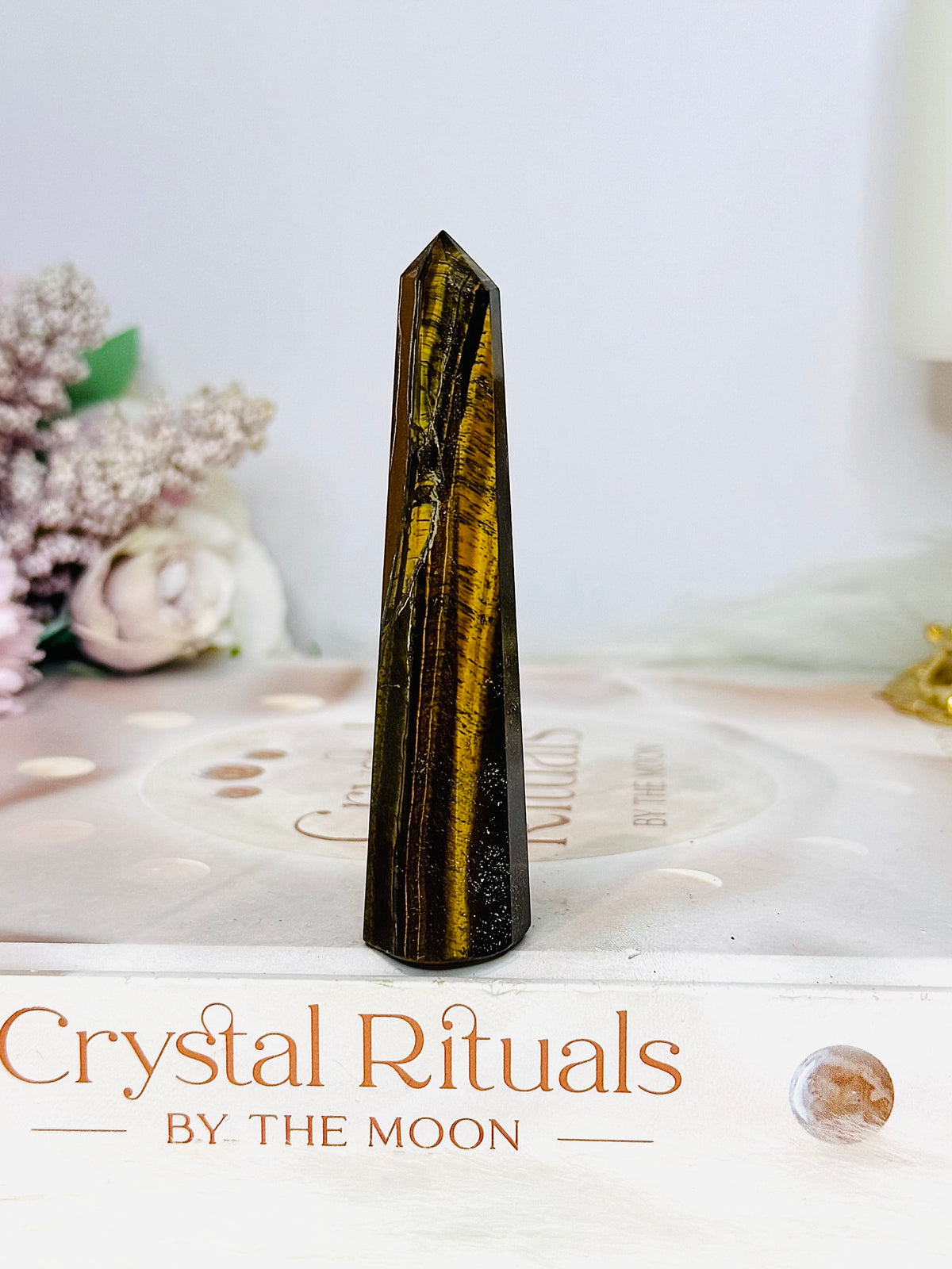 Tigers Eye Tower | Obelisk 8cm