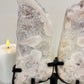 Huge Chunky High Grade Pink Amethyst Angel Wings 1.92KG 25cm with Stunning Crystallisation