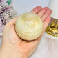 Large Banded Calcite Sphere on Stand 413g