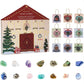 Crystal 24 Day Advent Calendar ~ Tree Decorations