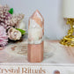 Pink Opal Tower 9cm
