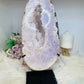 Huge Pink Amethyst Druzy Slab On Stand 36cm 2.45KG