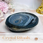 Agate Carved Bowl 9.5cm 318g