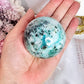 Gorgeous 296gram Phoenix Stone (Malachite, Chrysocolla & Turquoise) Sphere on Stand