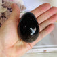 Unique Smokey Quartz Carved Polished Egg 178grams on Stand