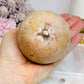Large Druzy Pink Amethyst Sphere on Stand 602g