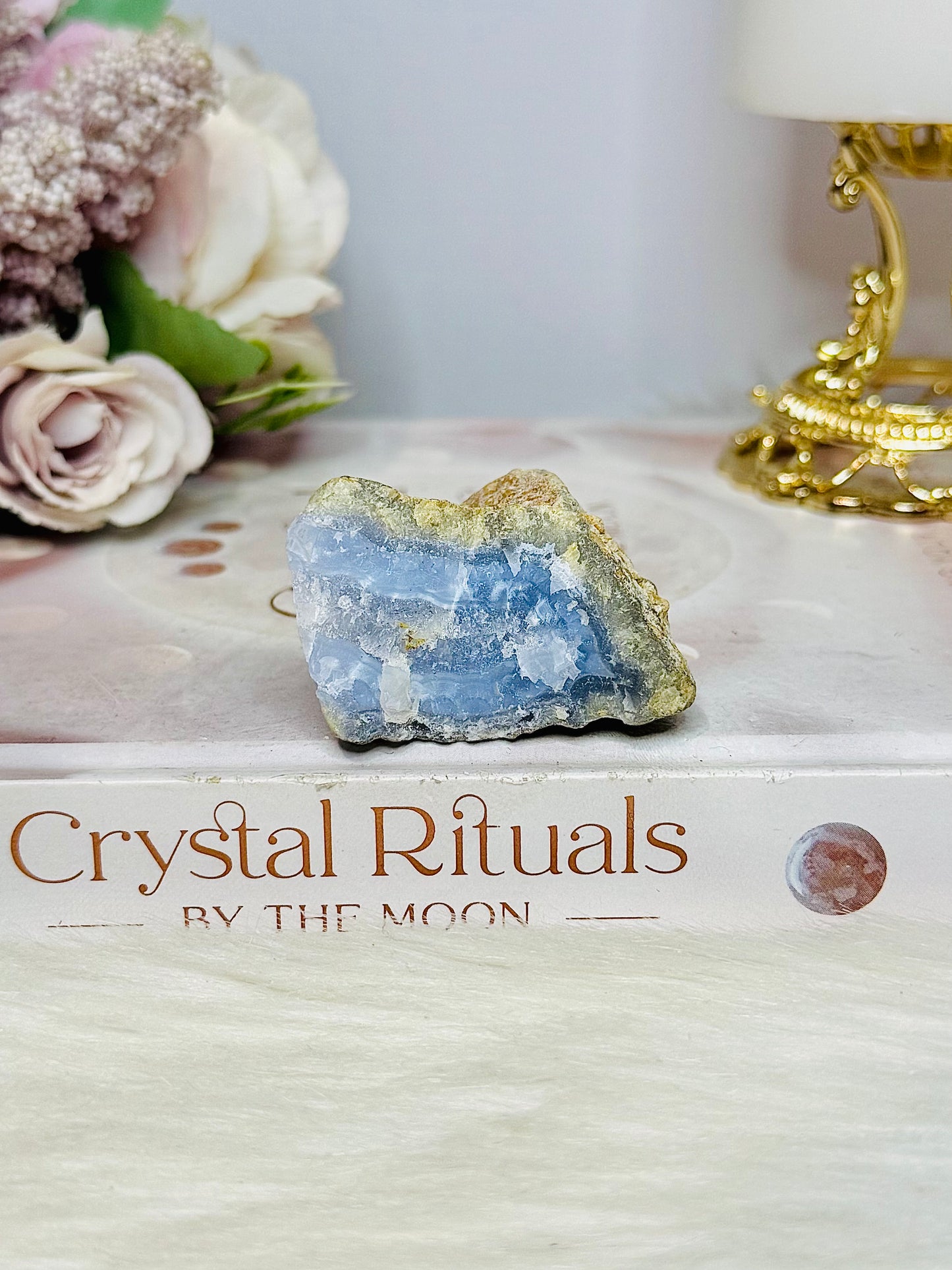 Natural Blue Lace Agate Specimen 5cm