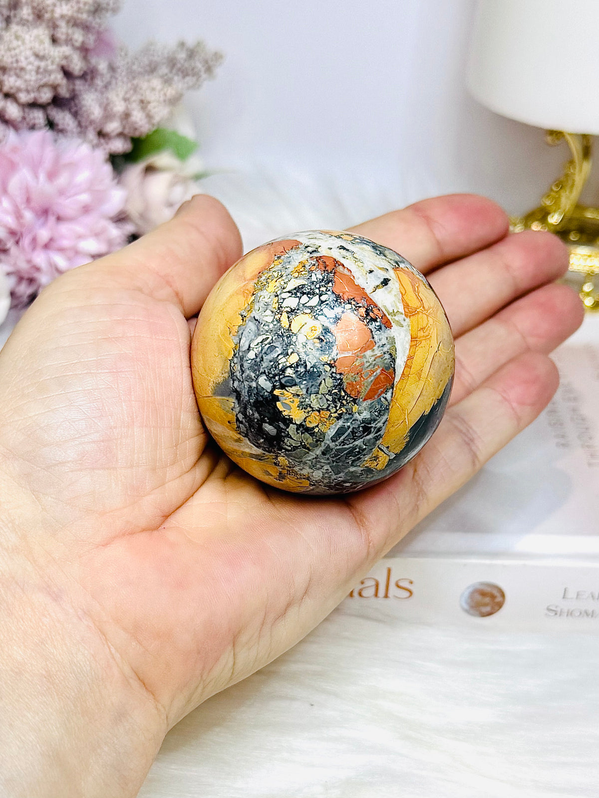 Maligano Jasper Sphere on Stand 227g