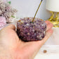 Resin Amethyst Incense Holder 7cm