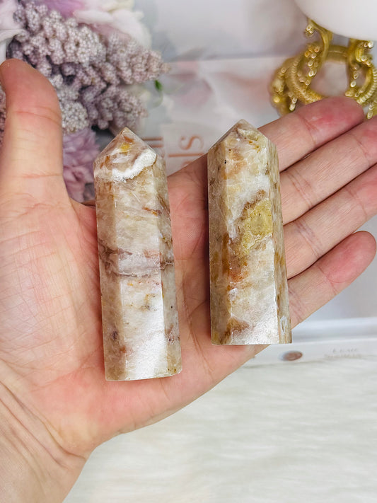 💰💰 DOUBLE DEAL 💰💰 Set Of 2 Jasper Towers 8.5cm