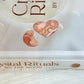 Rhodochrosite Small Heart & Moon Set