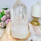 Large Clear Quartz Tower on Stand 24cm 952g