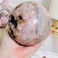 The Pink Amethyst QUEEN ~ Divine Large 10.5cm 1.2KG Druzy Pink Amethyst Sphere on Stand with Stunning Crystallisation