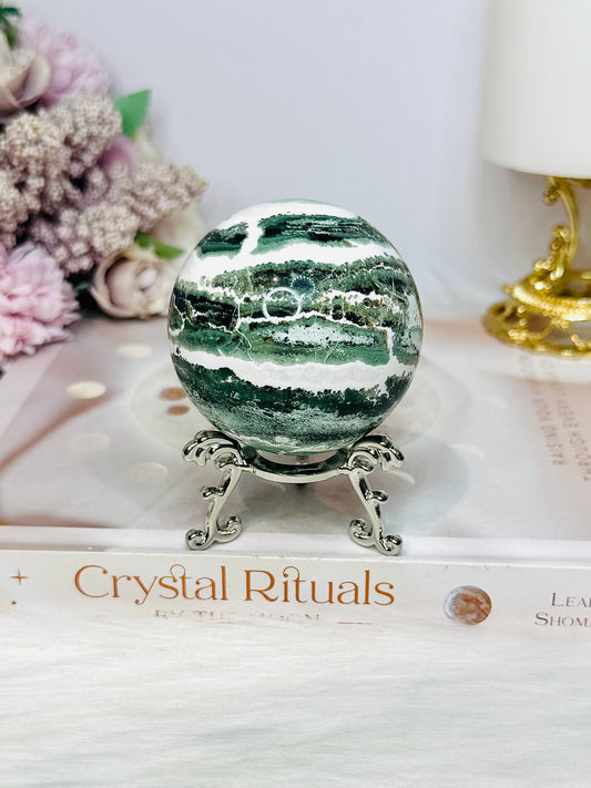 Unicorn Jasper Sphere on Stand 252g