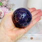 Crazy Lace Amethyst Sphere on Stand 326g
