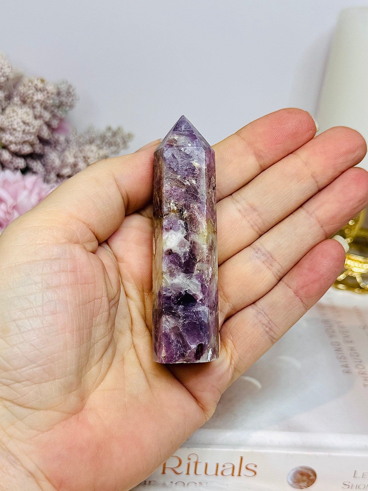 Lepidolite Tower 7.5cm