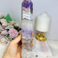 Large Amethyst X Agate Chunky Tower 23.5cm
