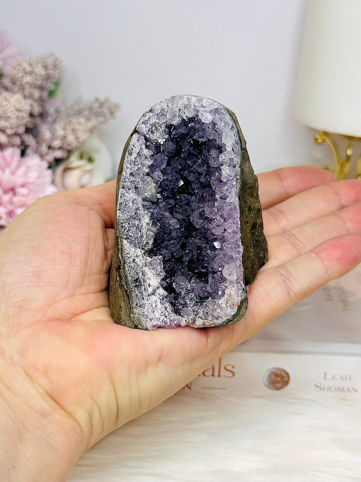 Amethyst Base Cut Cluster 227g
