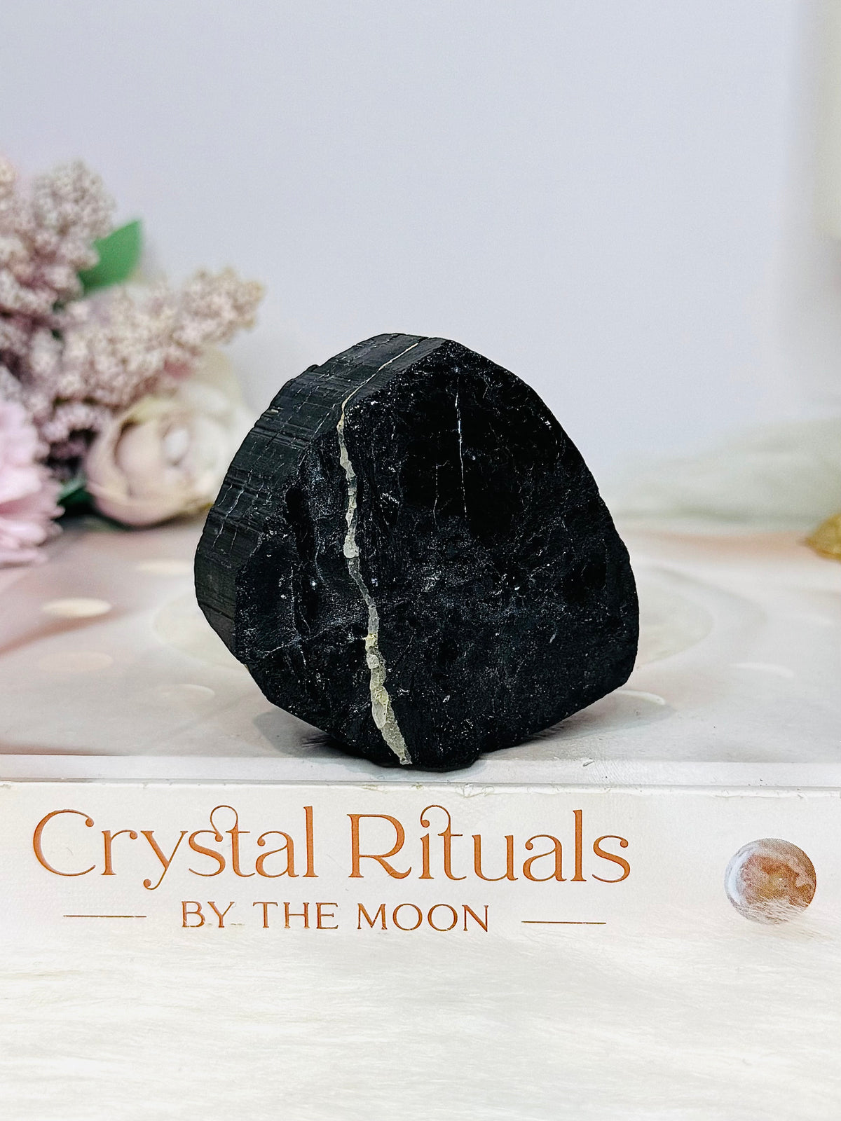 Natural Black Tourmaline Rough 162g