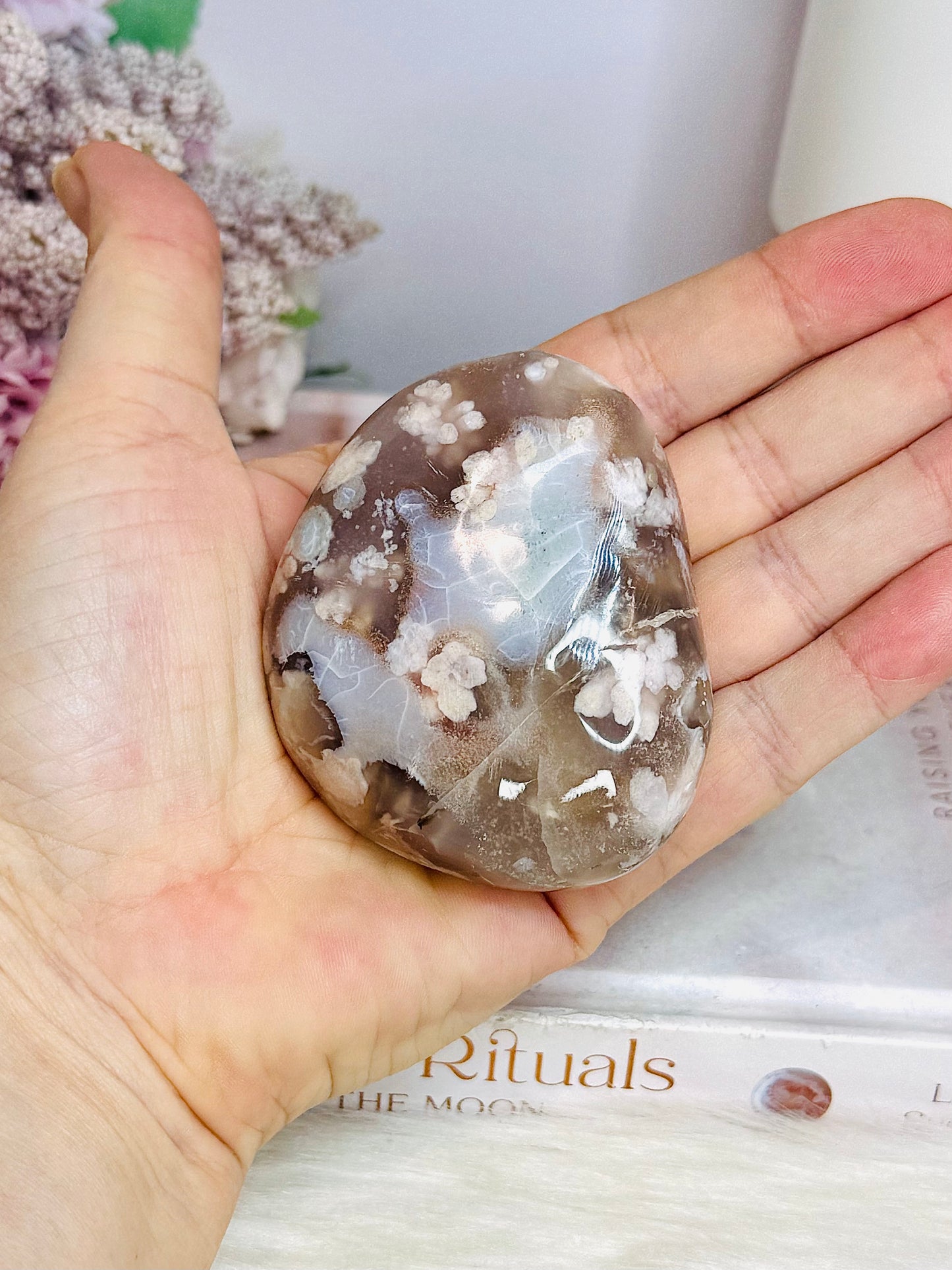Flower Agate Polished Freeform 165g