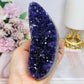 High Grade Deep Purple Amethyst Base Cut Cluster 10cm 609cm